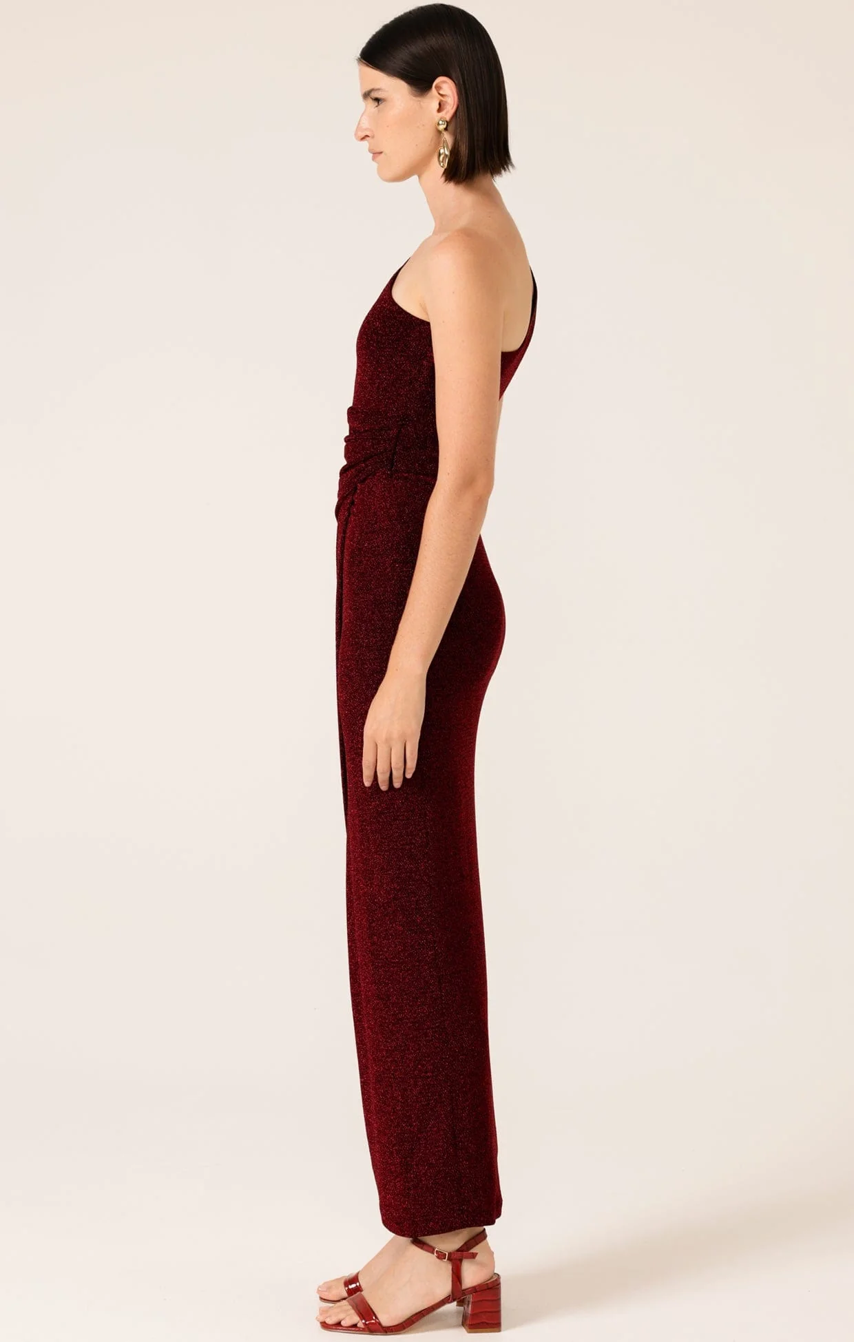 VALEDICTORY DRESS IN RUBY - Image 3