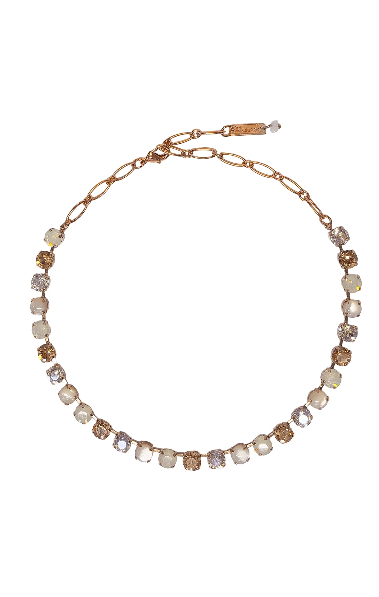 VIENNA NECKLACE IN CHAMPAGNE PEARL