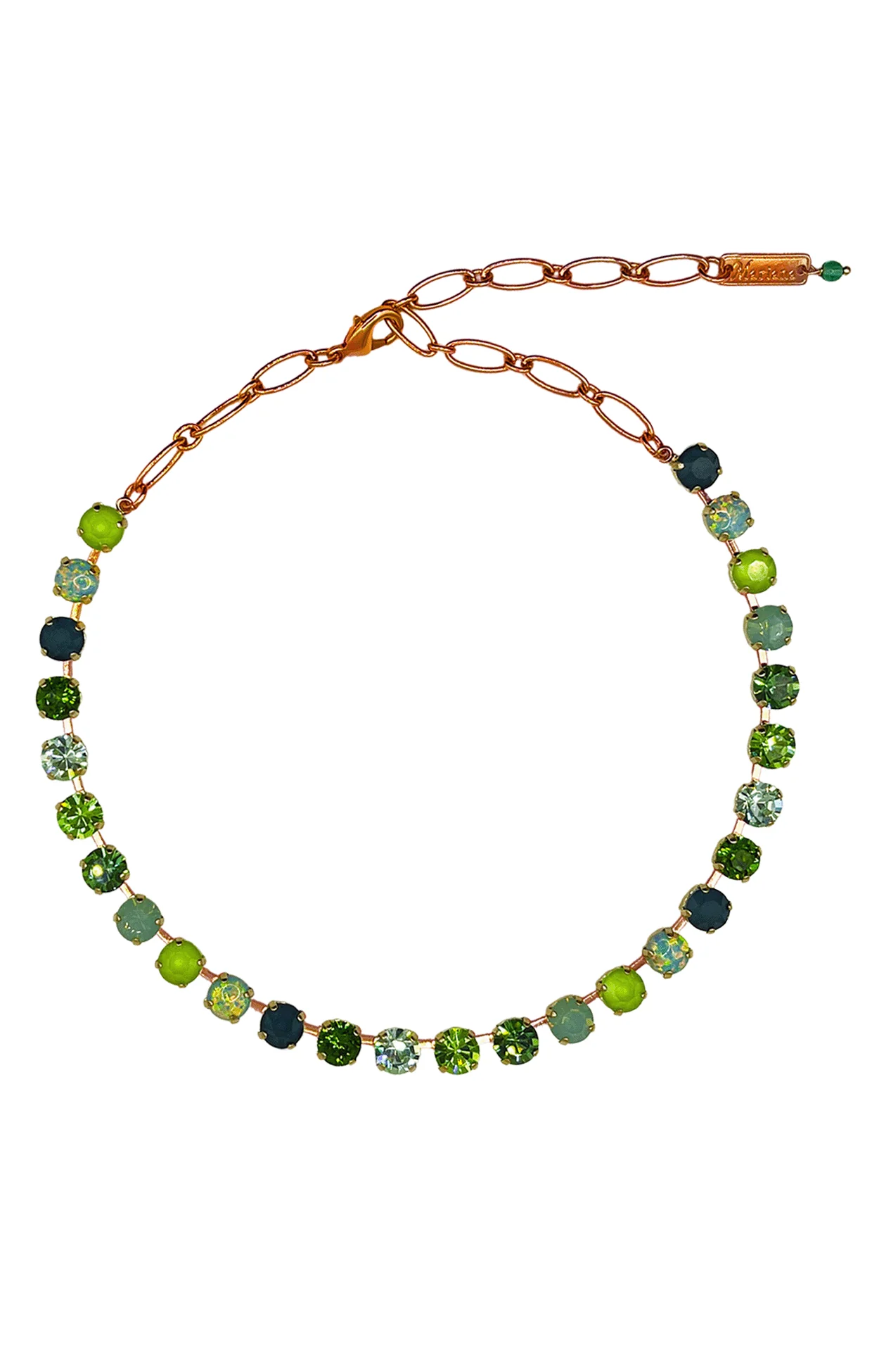 VIENNA NECKLACE IN GREEN MULTI