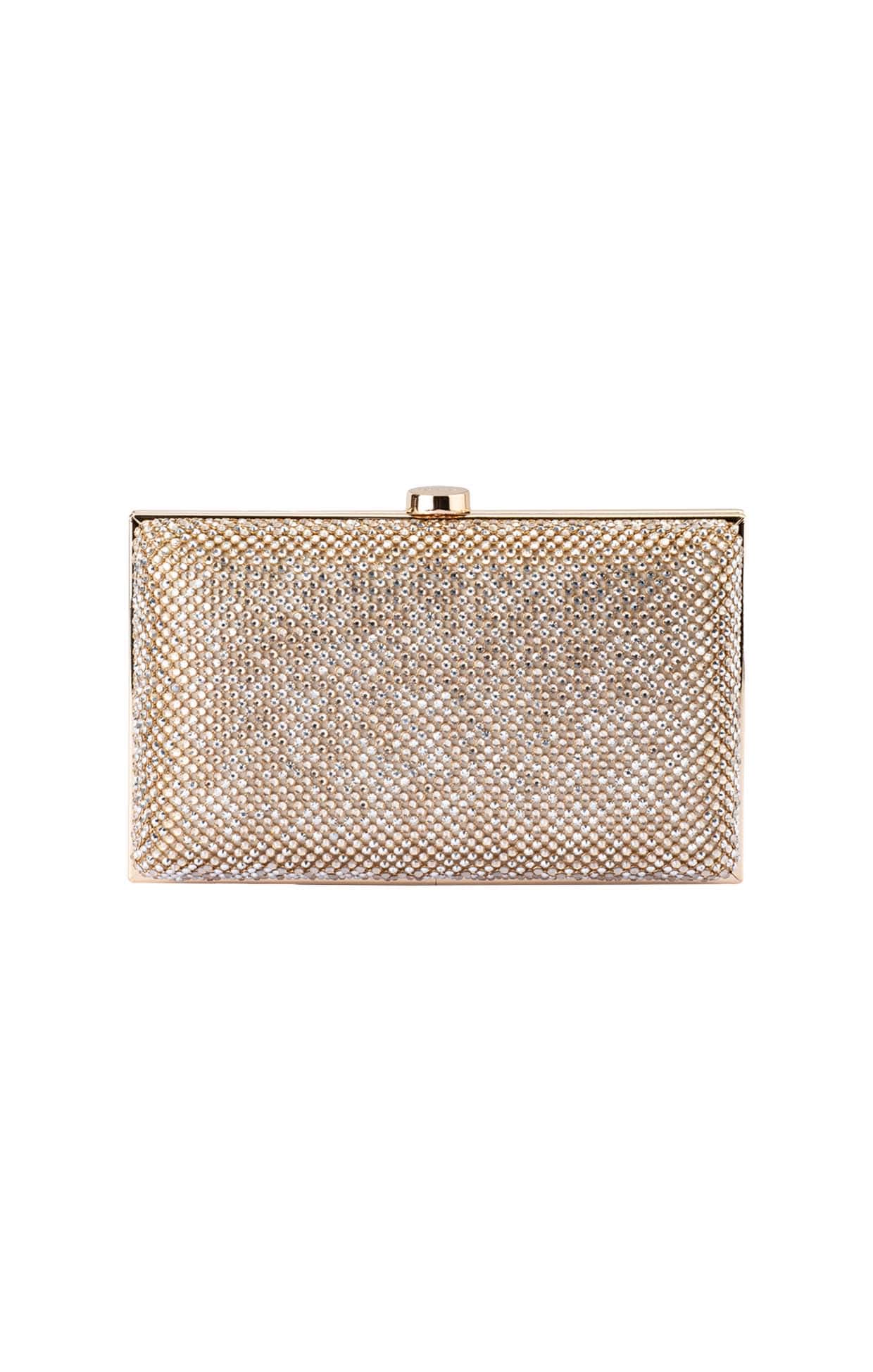 VIVIANA CRYSTAL MESH CLUTCH BAG