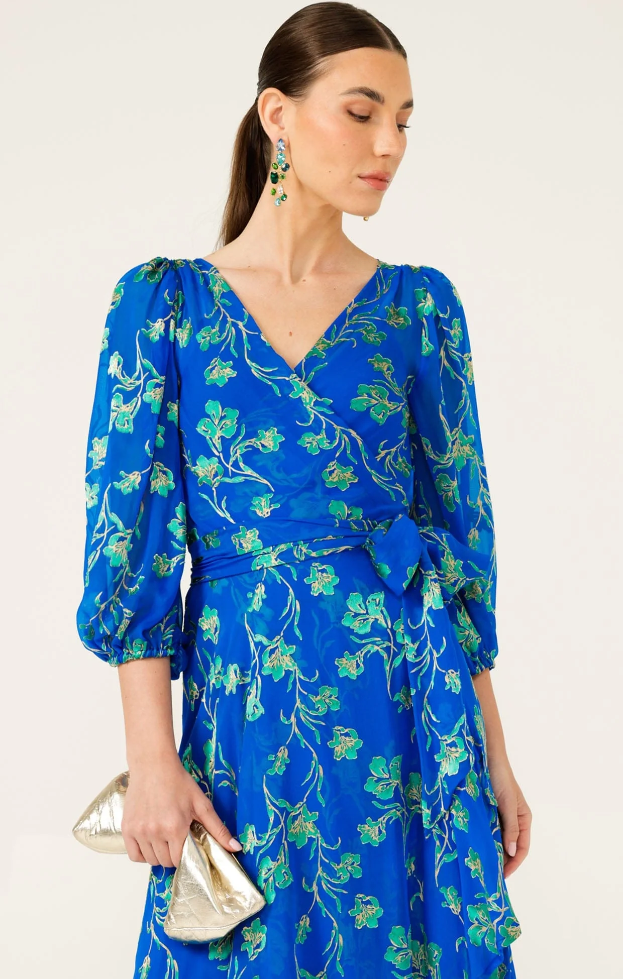 WATER LILY WRAP DRESS - Image 4