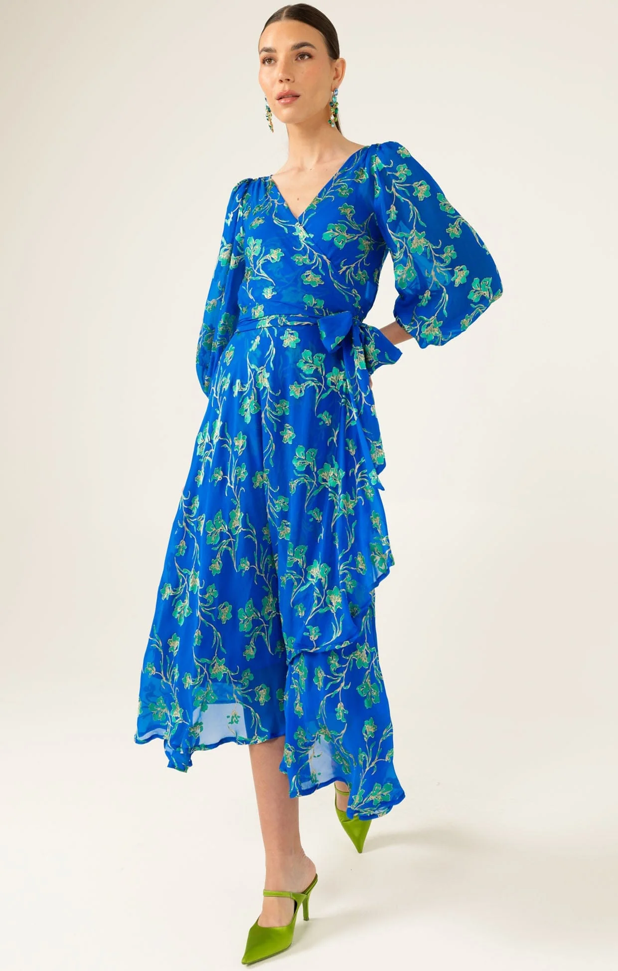 WATER LILY WRAP DRESS - Image 6