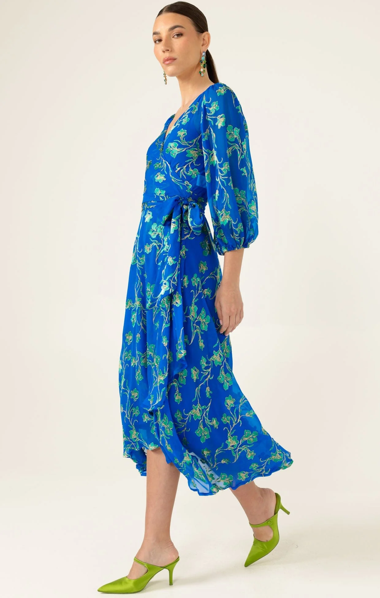 WATER LILY WRAP DRESS - Image 7
