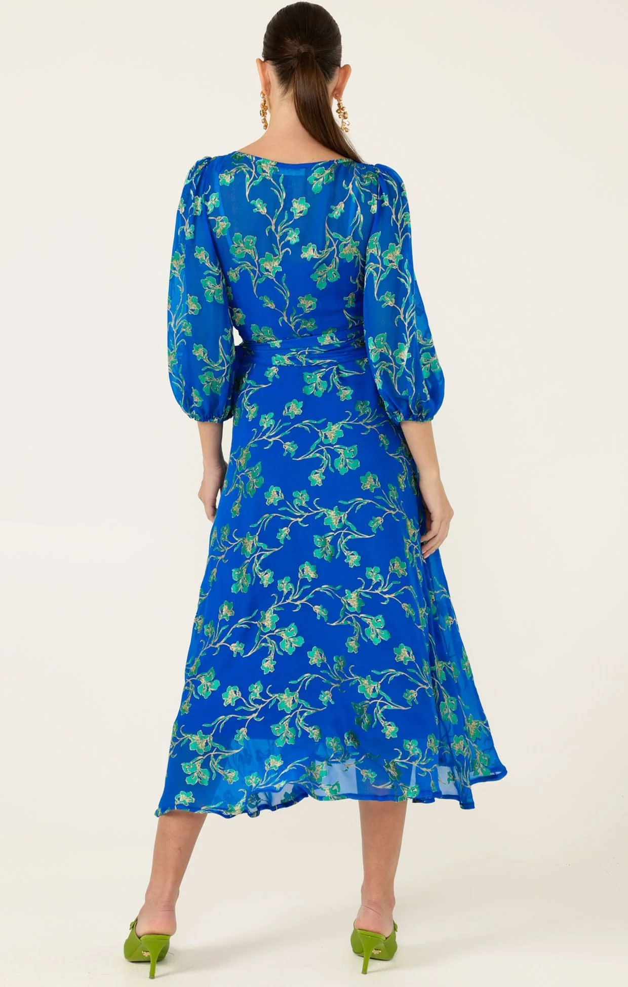 WATER LILY WRAP DRESS - Image 8